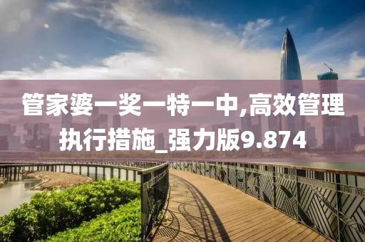 管家婆一獎(jiǎng)一特一中,高效管理執(zhí)行措施_強(qiáng)力版9.874