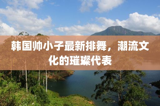 韓國(guó)帥小子最新排舞，潮流文化的璀璨代表