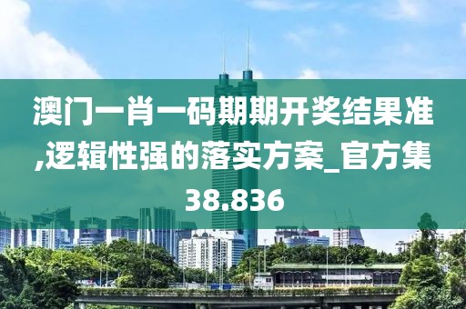 澳門一肖一碼期期開獎(jiǎng)結(jié)果準(zhǔn),邏輯性強(qiáng)的落實(shí)方案_官方集38.836