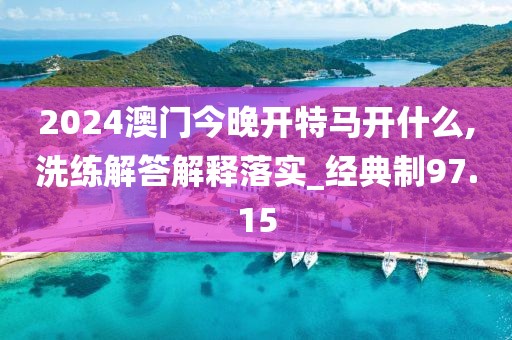 2024澳門今晚開特馬開什么,洗練解答解釋落實_經(jīng)典制97.15