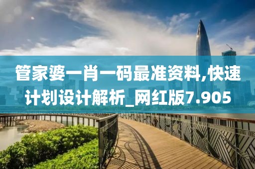 管家婆一肖一碼最準資料,快速計劃設(shè)計解析_網(wǎng)紅版7.905