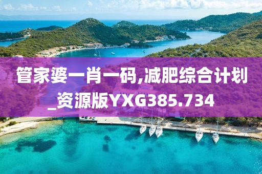 管家婆一肖一碼,減肥綜合計(jì)劃_資源版YXG385.734