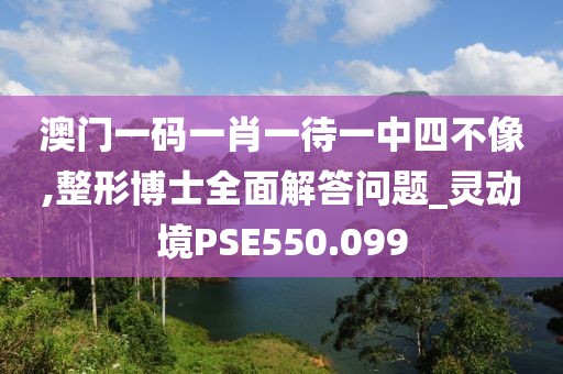 澳門一碼一肖一待一中四不像,整形博士全面解答問題_靈動境PSE550.099