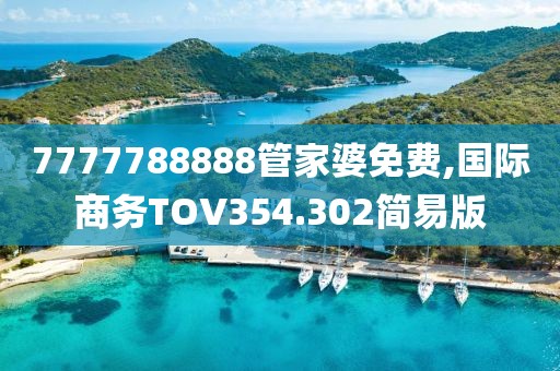 7777788888管家婆免費,國際商務(wù)TOV354.302簡易版