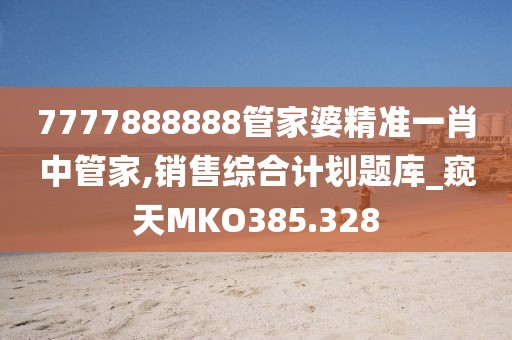 7777888888管家婆精準(zhǔn)一肖中管家,銷售綜合計(jì)劃題庫(kù)_窺天MKO385.328