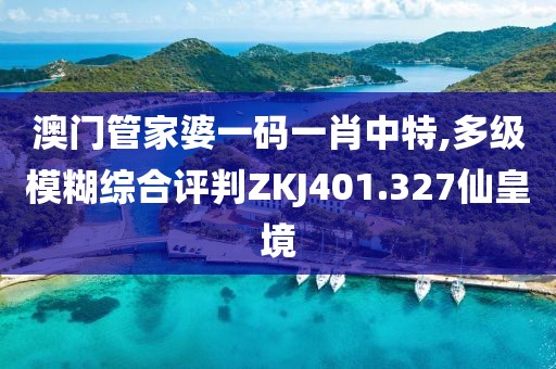 澳門管家婆一碼一肖中特,多級模糊綜合評判ZKJ401.327仙皇境