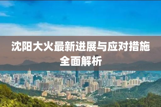 沈陽大火最新進(jìn)展與應(yīng)對措施全面解析