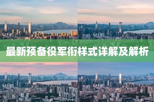 最新預(yù)備役軍銜樣式詳解及解析