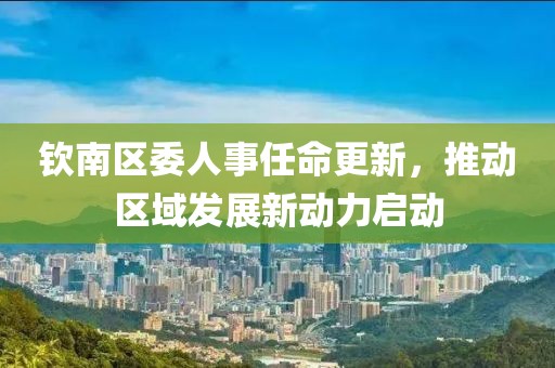 欽南區(qū)委人事任命更新，推動(dòng)區(qū)域發(fā)展新動(dòng)力啟動(dòng)