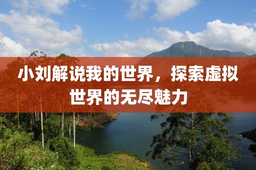 小劉解說我的世界，探索虛擬世界的無盡魅力