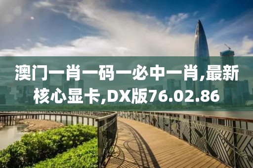 澳門一肖一碼一必中一肖,最新核心顯卡,DX版76.02.86
