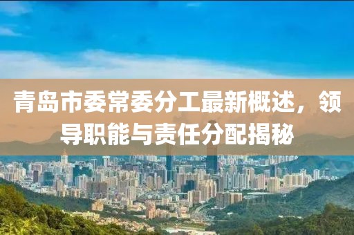 青島市委常委分工最新概述，領(lǐng)導(dǎo)職能與責(zé)任分配揭秘