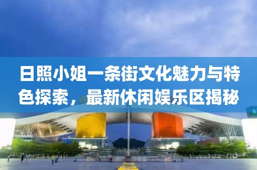日照小姐一條街文化魅力與特色探索，最新休閑娛樂區(qū)揭秘