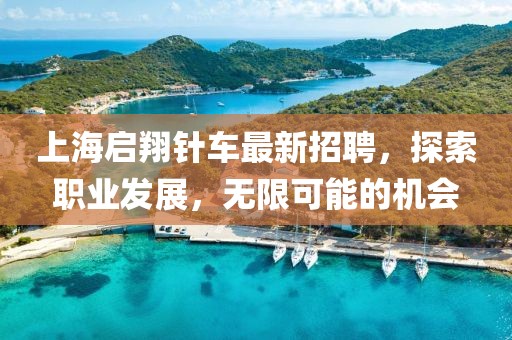 上海啟翔針車最新招聘，探索職業(yè)發(fā)展，無限可能的機(jī)會(huì)