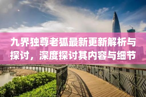 九界獨(dú)尊老狐最新更新解析與探討，深度探討其內(nèi)容與細(xì)節(jié)