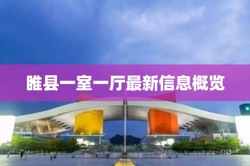 睢縣一室一廳最新信息概覽