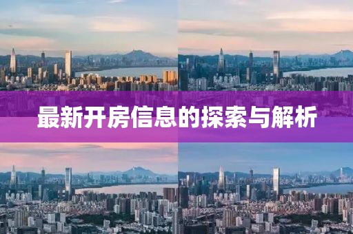 最新開房信息的探索與解析