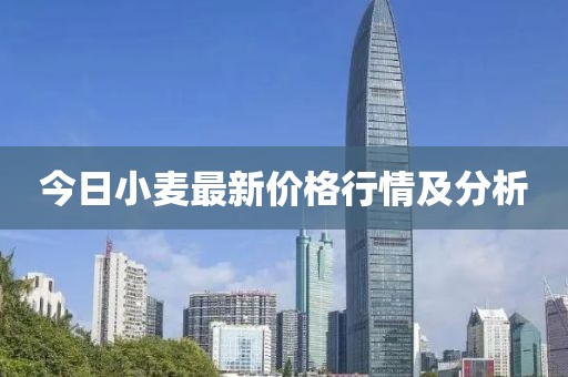 今日小麥最新價格行情及分析
