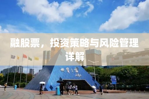 融股票，投資策略與風險管理詳解