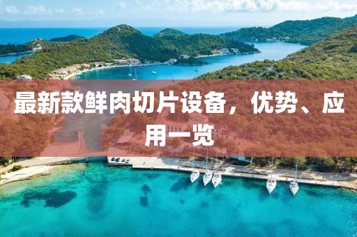 最新款鮮肉切片設(shè)備，優(yōu)勢、應(yīng)用一覽