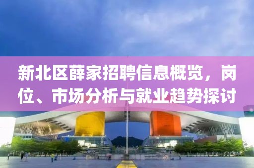 新北區(qū)薛家招聘信息概覽，崗位、市場分析與就業(yè)趨勢探討