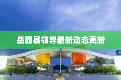 岳西縣領導最新動態(tài)更新