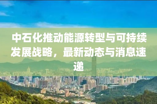 中石化推動能源轉(zhuǎn)型與可持續(xù)發(fā)展戰(zhàn)略，最新動態(tài)與消息速遞