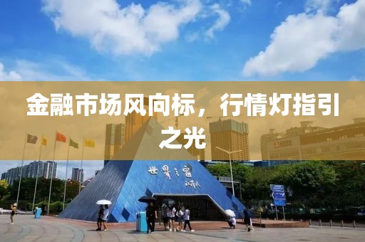 金融市場風(fēng)向標(biāo)，行情燈指引之光