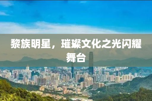 黎族明星，璀璨文化之光閃耀舞臺(tái)