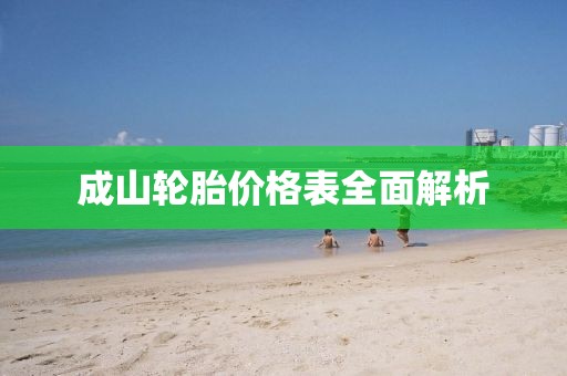 成山輪胎價格表全面解析