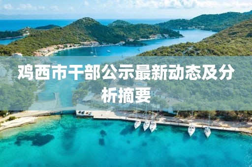 雞西市干部公示最新動(dòng)態(tài)及分析摘要