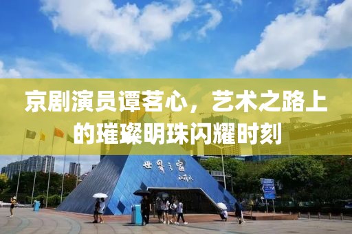 京劇演員譚茗心，藝術(shù)之路上的璀璨明珠閃耀時刻