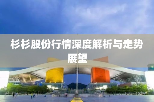 杉杉股份行情深度解析與走勢展望