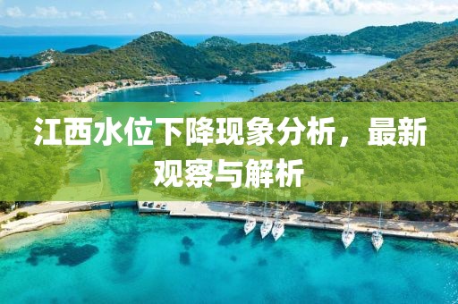 江西水位下降現(xiàn)象分析，最新觀察與解析