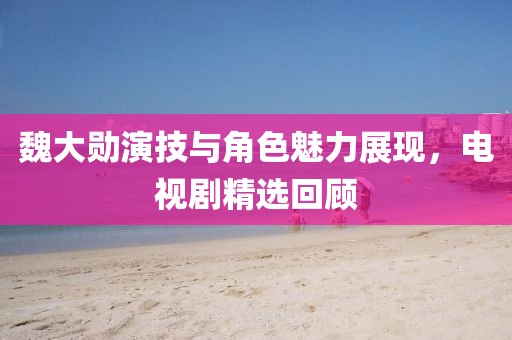 魏大勛演技與角色魅力展現(xiàn)，電視劇精選回顧