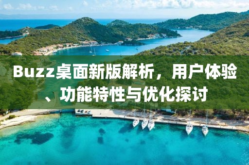 Buzz桌面新版解析，用戶體驗、功能特性與優(yōu)化探討