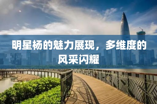 明星楊的魅力展現(xiàn)，多維度的風(fēng)采閃耀