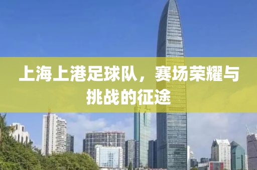 上海上港足球隊，賽場榮耀與挑戰(zhàn)的征途
