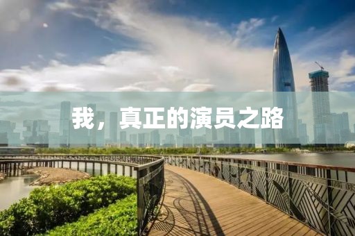 我，真正的演員之路