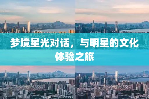 夢境星光對話，與明星的文化體驗之旅