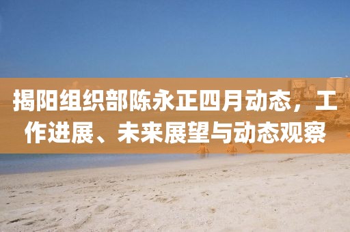 揭陽(yáng)組織部陳永正四月動(dòng)態(tài)，工作進(jìn)展、未來(lái)展望與動(dòng)態(tài)觀察