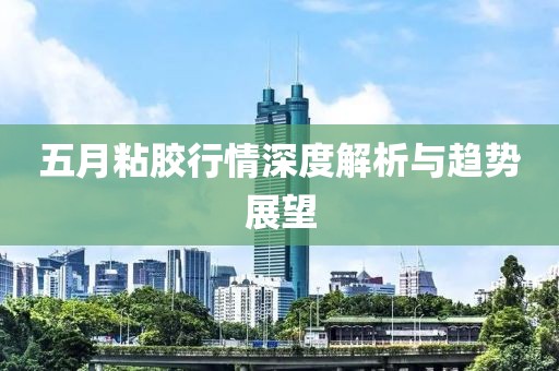 五月粘膠行情深度解析與趨勢(shì)展望