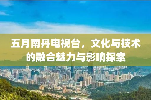 五月南丹電視臺，文化與技術(shù)的融合魅力與影響探索