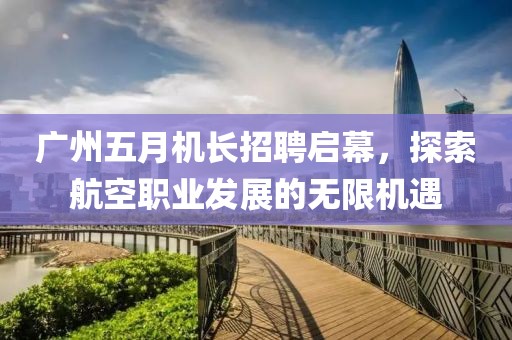 廣州五月機長招聘啟幕，探索航空職業(yè)發(fā)展的無限機遇
