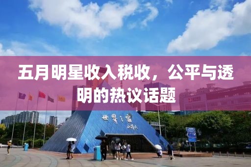 五月明星收入稅收，公平與透明的熱議話題