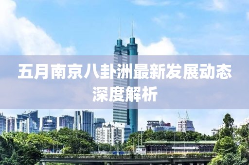 五月南京八卦洲最新發(fā)展動(dòng)態(tài)深度解析