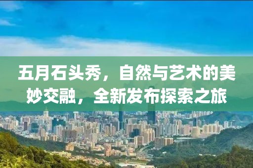五月石頭秀，自然與藝術(shù)的美妙交融，全新發(fā)布探索之旅