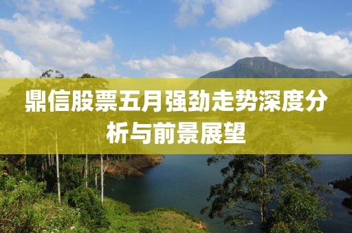 鼎信股票五月強勁走勢深度分析與前景展望