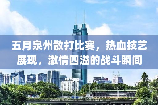 五月泉州散打比賽，熱血技藝展現(xiàn)，激情四溢的戰(zhàn)斗瞬間