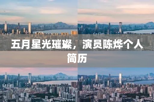 五月星光璀璨，演員陳燁個人簡歷